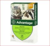 Адвантейдж для кошек и кролей до 4 кг 4х0,4 мл ц