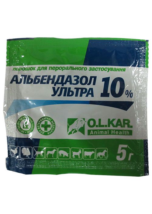 Альбендазол Ультра 10 % 5 г Олкар