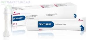 Зубная паста Дентисепт для котов и собак 20 гр