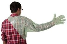 Перчатка  вет.с защитой плеча 120см\25мк50