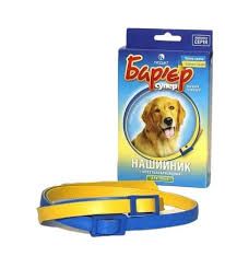 Барьер ОШЕЙНИК для собак 65 см синий