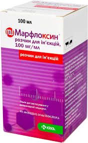 Марфлоксин 10 % р-р  ин 100 мл КРКА