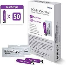 Тест полоски для диагностики кетоза 50 шт