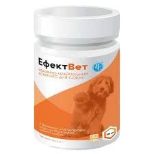 Витамины Эффектвет для собак с биотином для здоровой кожи и блестящей шерсти, 100 шт., Ветсинтез