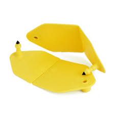 Бирка ушная (желтая) 72х55 мм