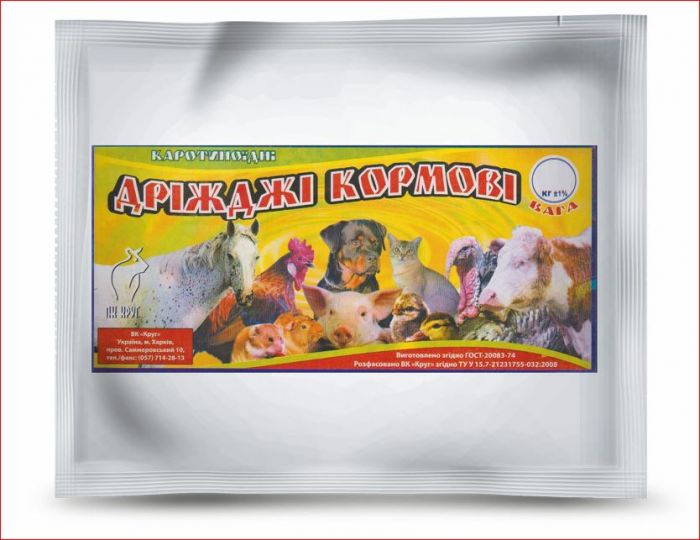 Дрожжи кормовые Круг 1 кг