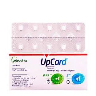 Апкард (Upcard) диуретик для собак 0,75 мг 10 таблеток  Vetoquinol 