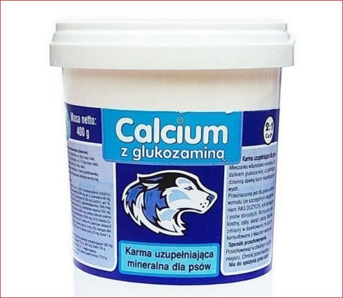 Канвит Кальциум 400г синий \взрослым собакам в период роста, кормящие
