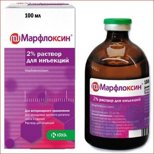 Марфлоксин 2% р-р  ин 100 мл КРКА