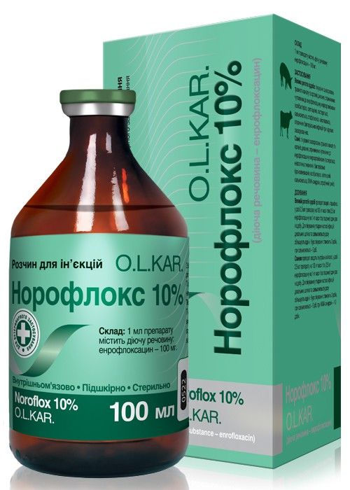 Норофлокс 10% ин. 100 мл Олкар