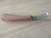 Нож копытный обоюдоострый узкое лезвие правый