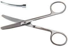 Ножницы тупоконечные вертикально-изогнутые 140 мм