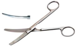 Ножницы тупоконечные вертикально-изогнутые 170 мм