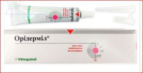 Оридермил мазь ушная 10 г Ветоквинол ц