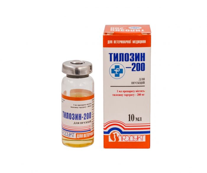 Тилозин-200 10 мл раствор для инъекций Продукт ц