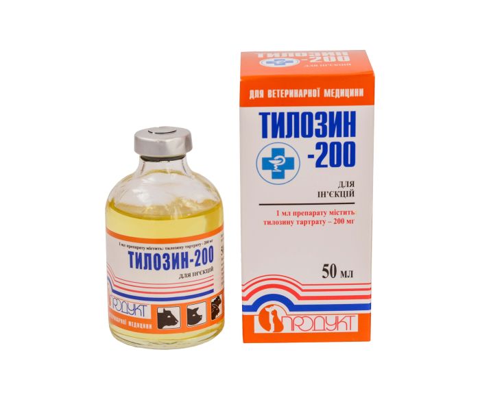 Тилозин-200 50 мл Продукт ц
